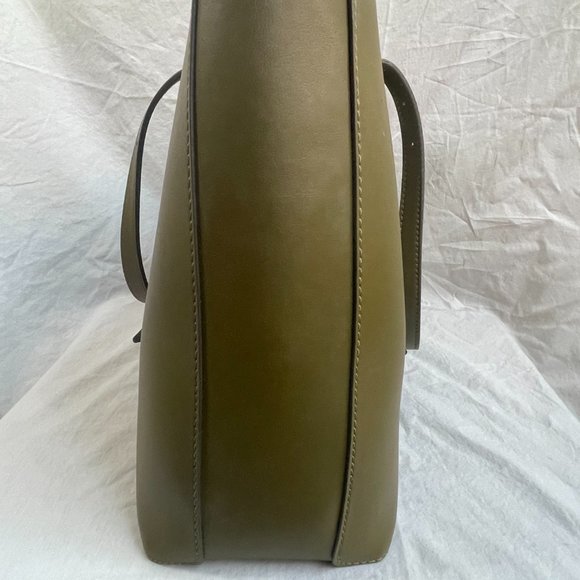 Fossil Kier Cactus Leather Tote Green *Small Scratch* - Picture 3 of 9